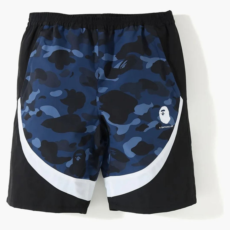 Bape Color Camo Color Block Shorts