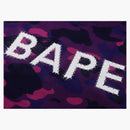 BAPE COLORE CAMO CRYSL CRYSL PETHED RICONSATO CREWNECK SEGE CREWATH (SS22) Purple