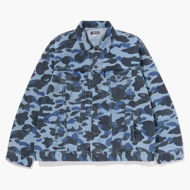Bape Color Camo Denim Jacket Light Indigo