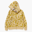 Bape Color Camo Double Shark Full Zip Hoodie (SS24) Yellow