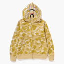 Bape Color Camo Double Shark Full Zip Hoodie (SS24) Yellow