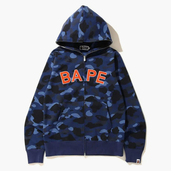 BAPE Color Camo Full Zip Soodie (FW19) Navy