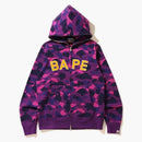 Bape Color Camo Full Zip Hoodie (FW19) Purple
