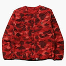 Bape Color Camo Lightweight Down Jacket Red