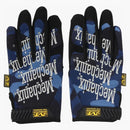 BAPE Color Camo Mechano Mechanix Wear Gloves Navy