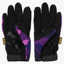 Bape Color Camo Mechanix Wear Gloves Purple