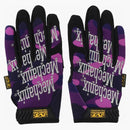 Bape Color Camo Mechanix Wear Gloves Purple