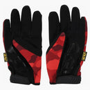 Bape Color Camo Mechanix Wear Gloves Red