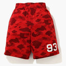 Bape Color Camo Mesh Basketball Shorts (FW20) Red