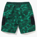 Bape Color Camo Mesh Pocket Shorts (SS22) Green