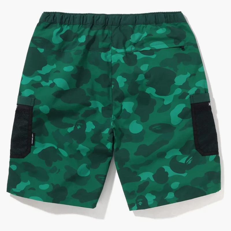 BAPE Color Camo Mesh Pocket Shorts (SS22) zelená