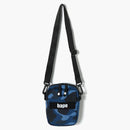 Bape Color Camo Military Shoulder Bag Blue