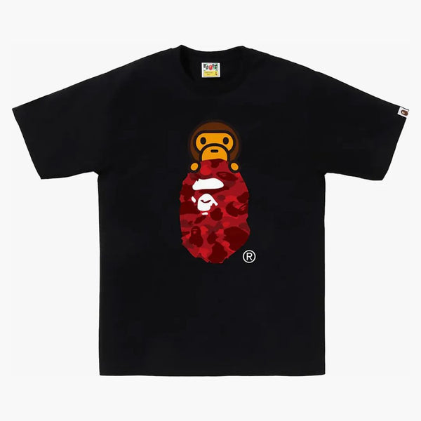 Bape Color Camo Milo on Ape Head Tea Black/Red