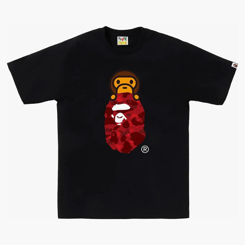 Bape Color Camo Milo On Ape Head Tea Black/Red