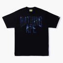Bape Color Camo Nyc Logo Tee (ss22) Black Navy