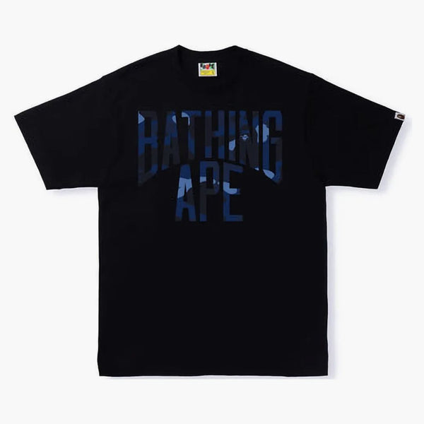 Bape Color Camo NYC Logo Tea (SS22) Black Navy