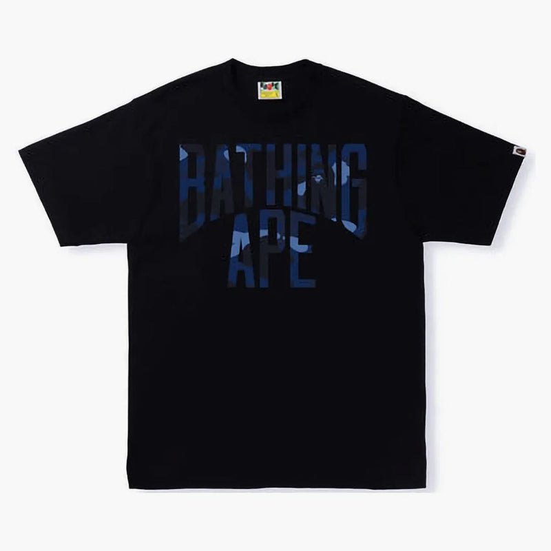 Bape Color Camo NYC Logo Tea (SS22) Black Navy
