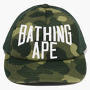 Bape Color Camo NYC Logo Mesh Cap (FW22) Green