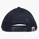 Bape Color Camo NYC Logo Mesh Cap (FW22) Navy
