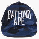 Bape Color Camo NYC Logo Mesh Cap (FW22) Navy