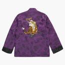 Bape Color Camo Padded China Jacket Purple