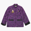 Bape Color Camo Padded China Jacket Purple