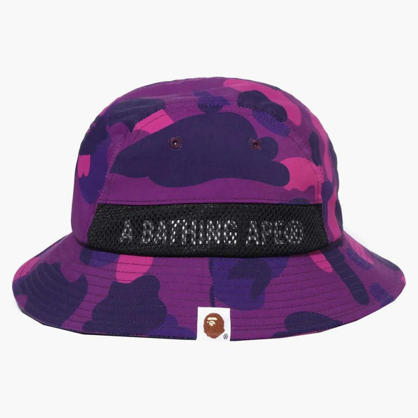 Bape Color Camo Panel Hat Purple