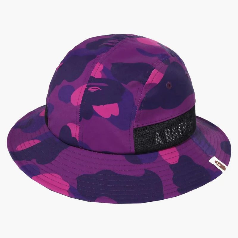 Bape Color Camo Panel Hat Purple