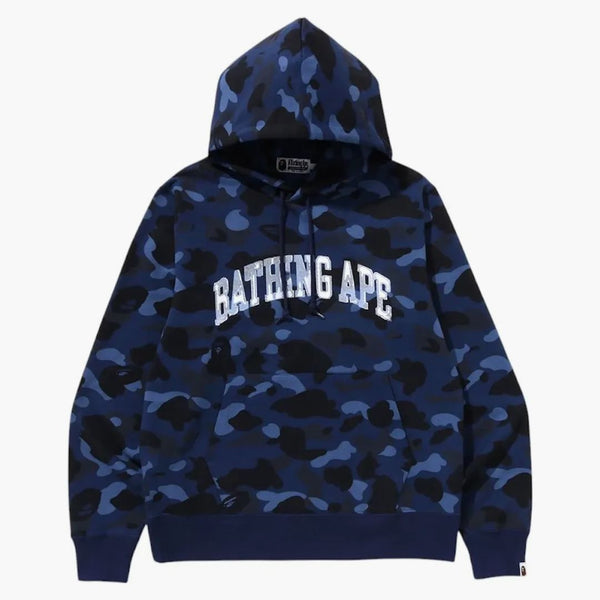 Bare Color Camo Pullover Hoodie (SS25) Navy