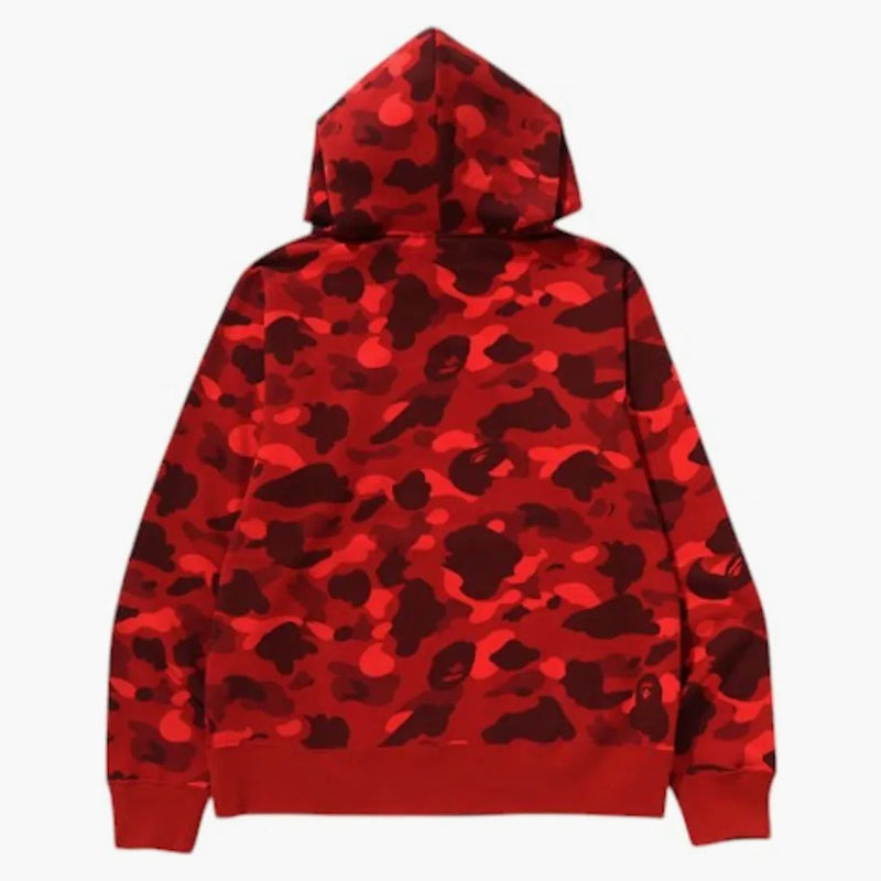 BARA Color Camo Pullover Hoodie (SS25) Červená