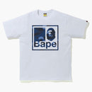 Bape Color Camo Quadrangle Tee White/navy
