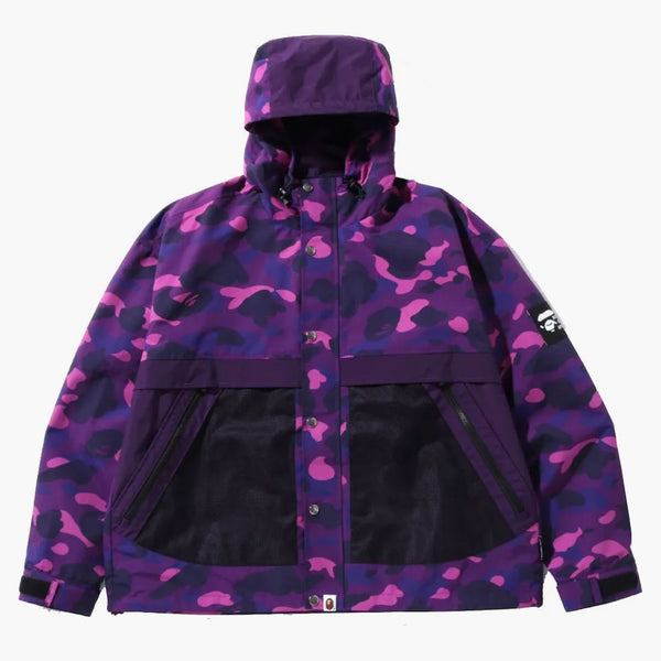 Bape Color Camo Relaxed Fit Hoodie Jacket Purple