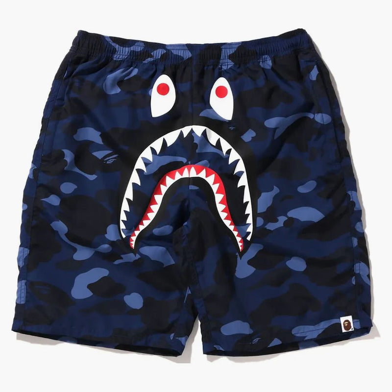BARA Color Camo Shark Beach Shorts (SS22) Navy