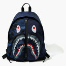 Bape Color Camo Shark Day Backpack Navy