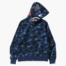 BAPE Color Camo Shark Full Zip Soodie (SS22) Navy
