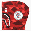 BAPE Color Camo Shark con sudadera con sudadera con cremallera completa (SS22) Rojo