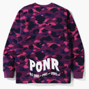 Bape Color Camo Shark L/S Tea Purple
