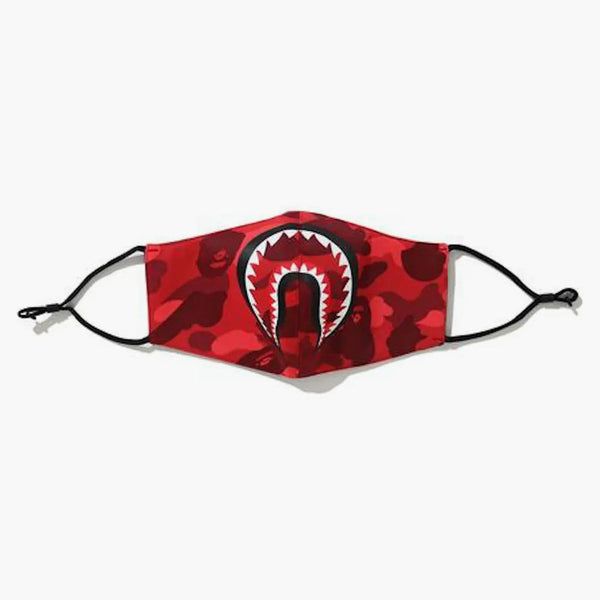 Bape Color Camo Shark Mask (SS21) Red