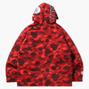 Bape Color Camo Shark Snowboard Down Jacket Red