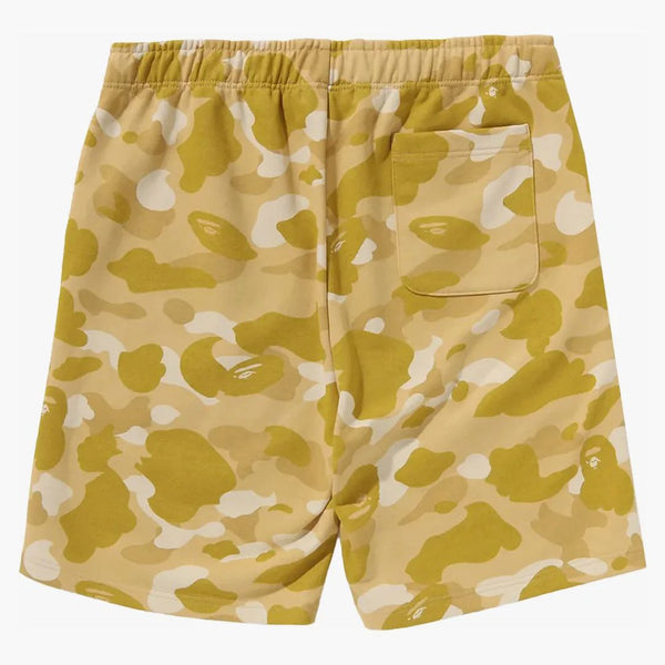 Bape Color Camo Shark Sweat Shorts (SS24) Yellow