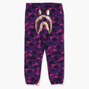BAPE Color Camo Shark Sweatpant Purple