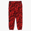 Bape Color Camo Shark Sweatpant Red