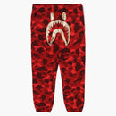 Bape Color Camo Shark Sweatpant Red