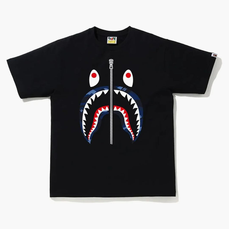 Bape Color Camo Shark T-shirt (SS20) Black/Navy