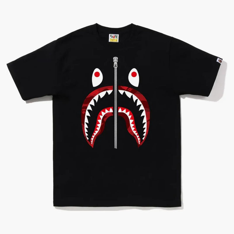Bape Color Camo Shark Tea (FW22) Black Red
