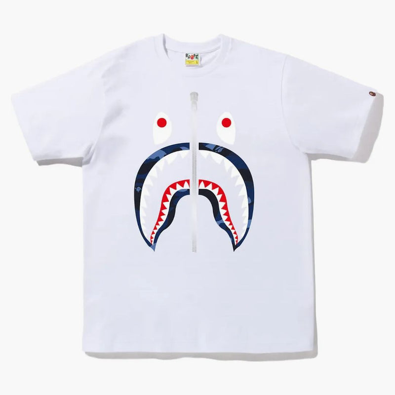 Bape Color Camo Shark Tea (FW22) White Blue