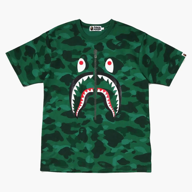 Bape Color Camo Shark Tea Green