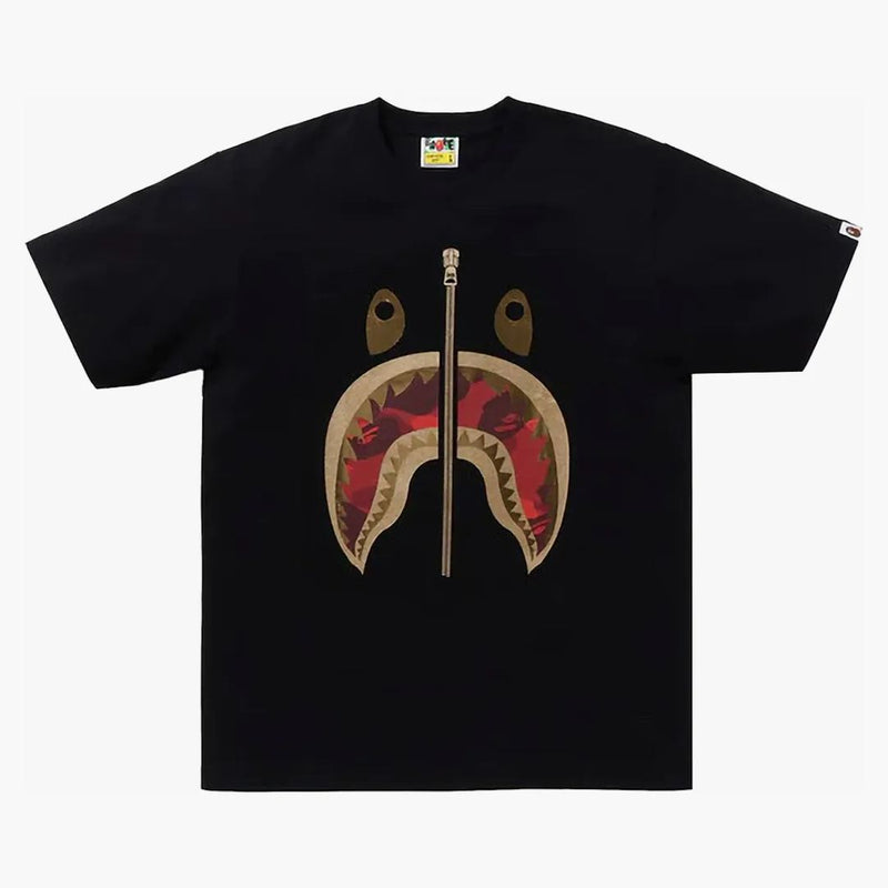 Bape Color Camo Shark Tea (SS24) Černá/červená