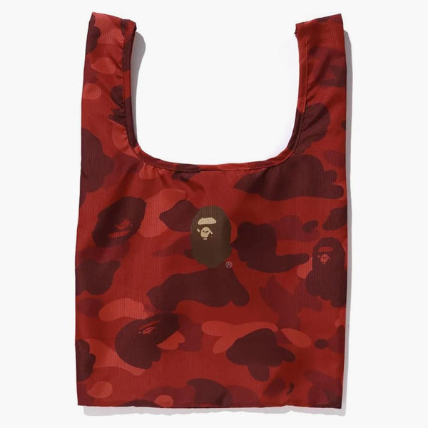 Bape Color Camo Shopping Bag m czerwony