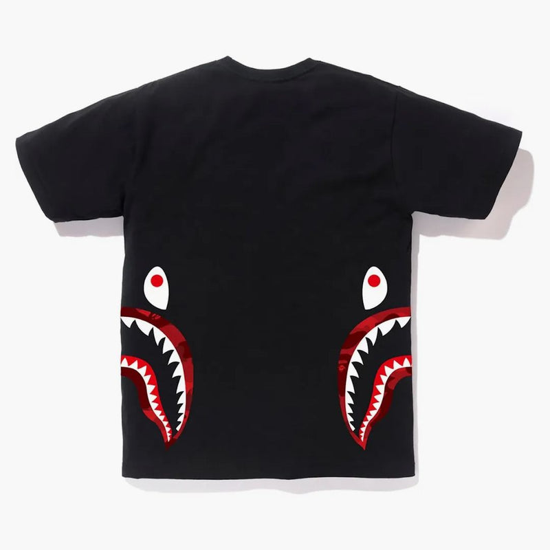 Bape Color Camo Side Shark Tea Black/Red